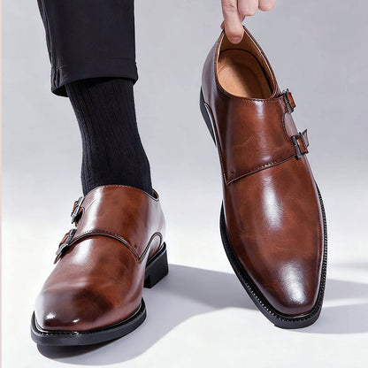 Frank Hardy Double Monk Strap Dress Shoes