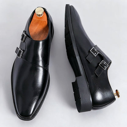 Frank Hardy Double Monk Strap Dress Shoes