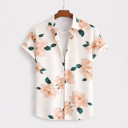 Frank Hardy Floral Short Sleeve Button-Up Shirt