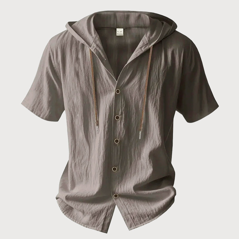 Frank Hardy Hooded Linen Summer Shirt