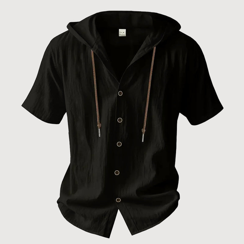Frank Hardy Hooded Linen Summer Shirt