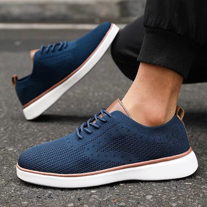 Frank Hardy Lace-Up Mesh Sneakers