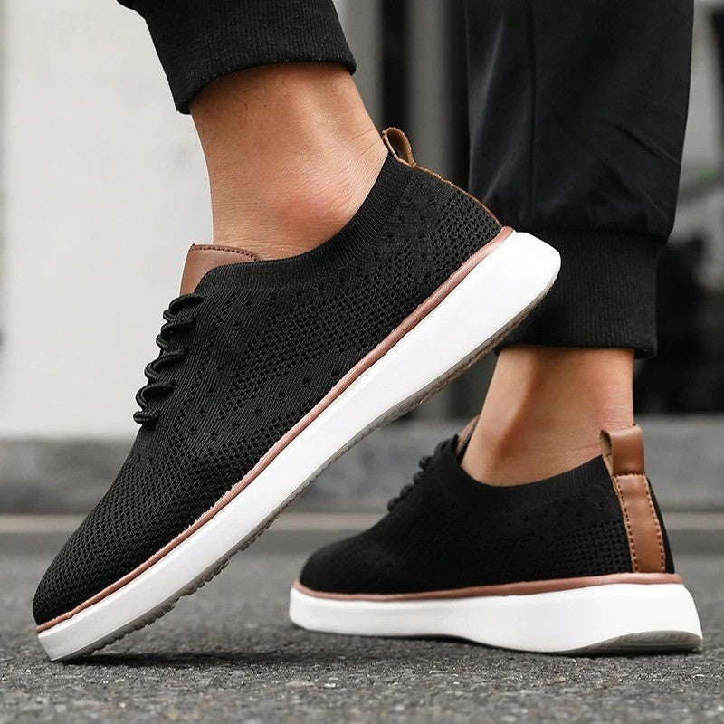 Frank Hardy Lace-Up Mesh Sneakers