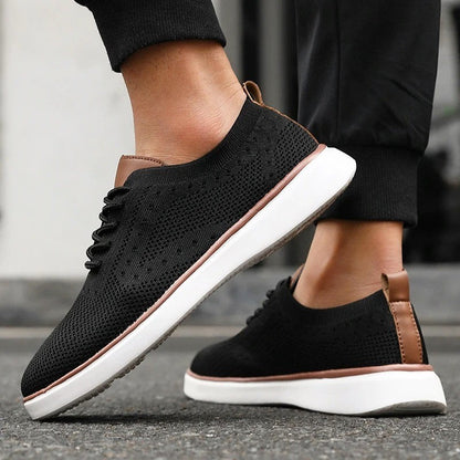 Frank Hardy Lace-Up Mesh Sneakers