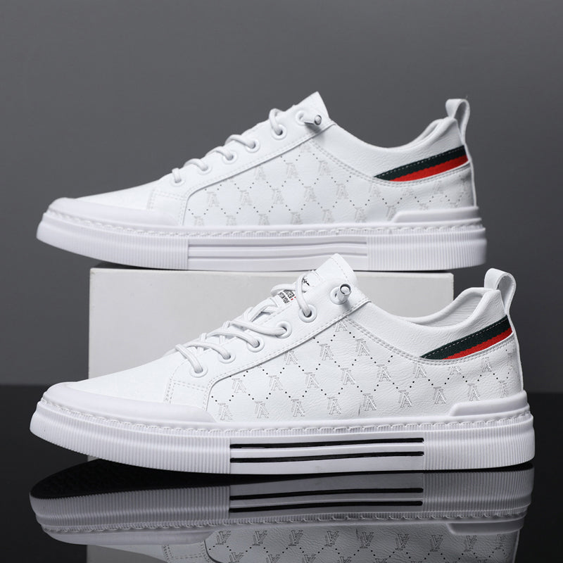 Frank Hardy Lace-Up Sneakers with Side Pattern