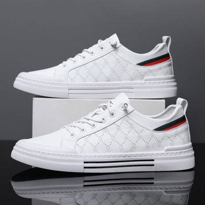 Frank Hardy Lace-Up Sneakers with Side Pattern