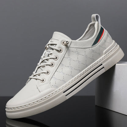 Frank Hardy Lace-Up Sneakers with Side Pattern
