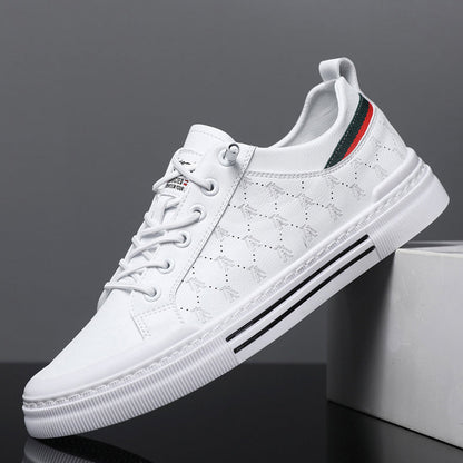 Frank Hardy Lace-Up Sneakers with Side Pattern