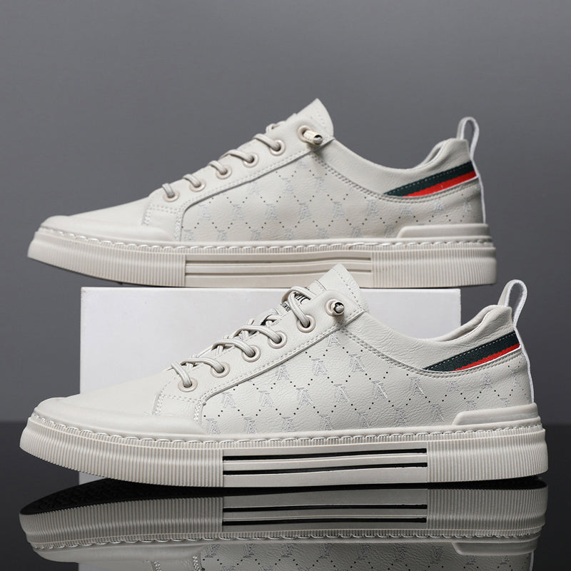 Frank Hardy Lace-Up Sneakers with Side Pattern