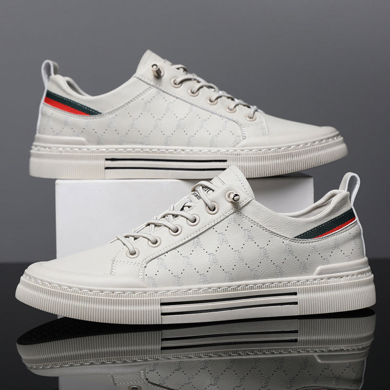 Frank Hardy Lace-Up Sneakers with Side Pattern