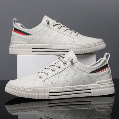 Frank Hardy Lace-Up Sneakers with Side Pattern