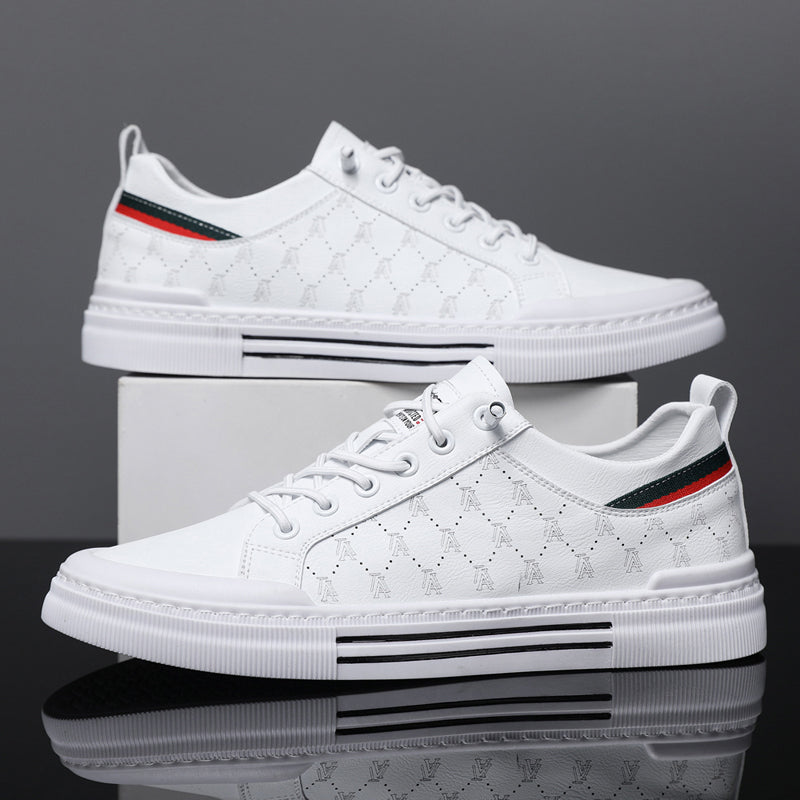 Frank Hardy Lace-Up Sneakers with Side Pattern