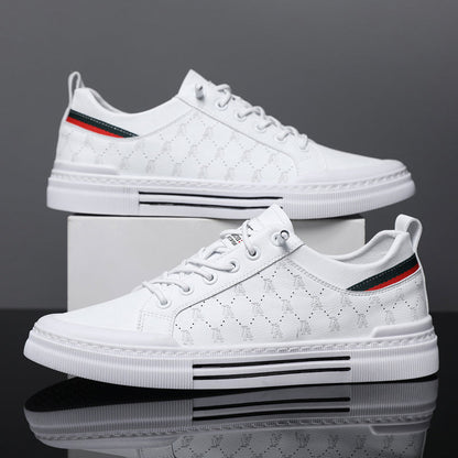 Frank Hardy Lace-Up Sneakers with Side Pattern