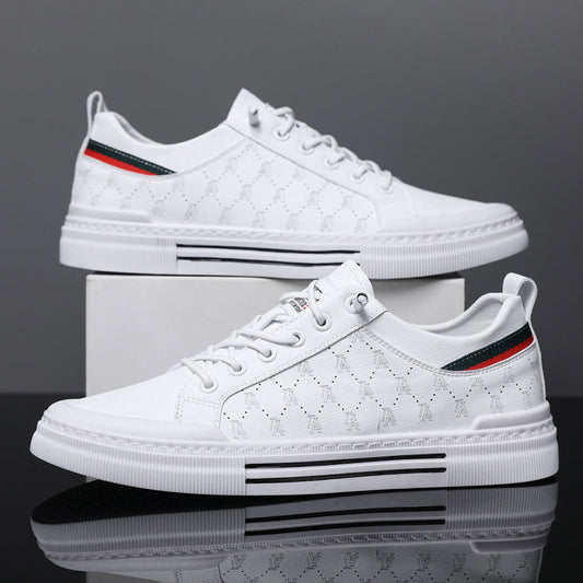 Frank Hardy Lace-Up Sneakers with Side Pattern