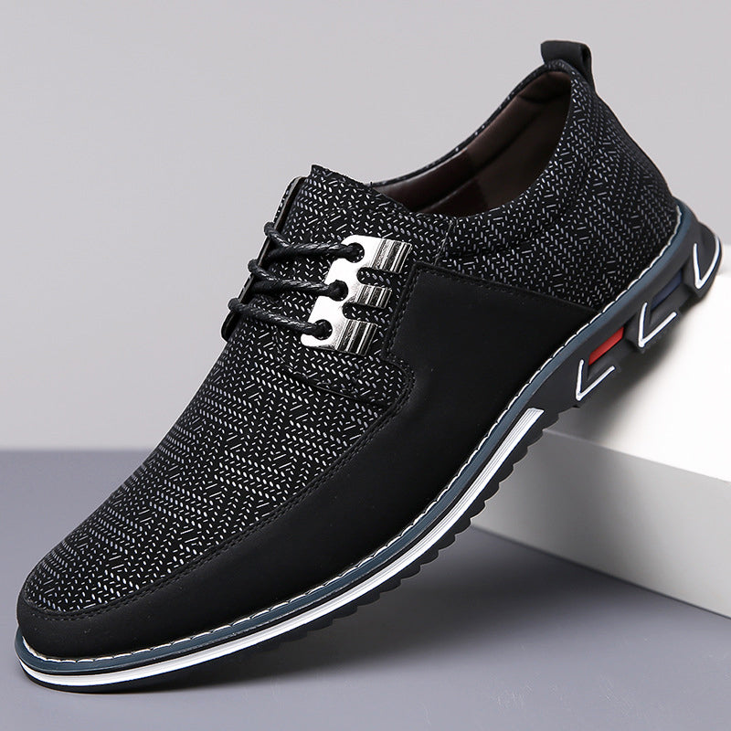Frank Hardy Lace-Up Shoes with Textured Upper