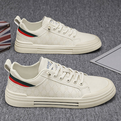 Frank Hardy Low-Top Sneakers with Stripe Accent
