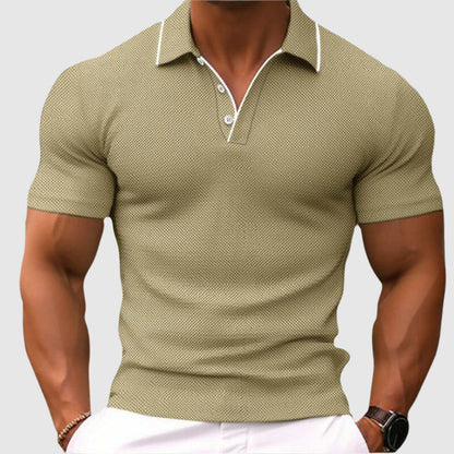 Frank Hardy Polo Shirt with Textured Knit