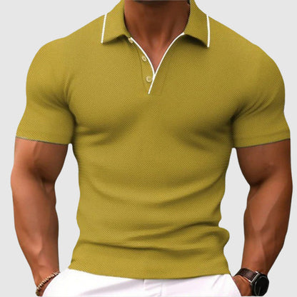 Frank Hardy Polo Shirt with Textured Knit