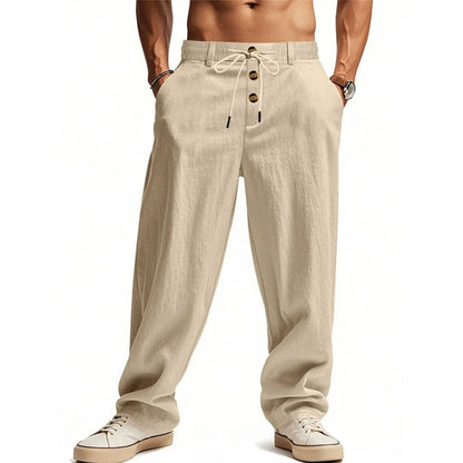 Frank Hardy Relaxed Straight-Leg Pants