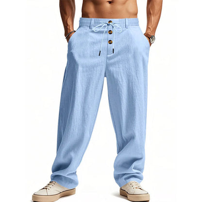 Frank Hardy Relaxed Straight-Leg Pants