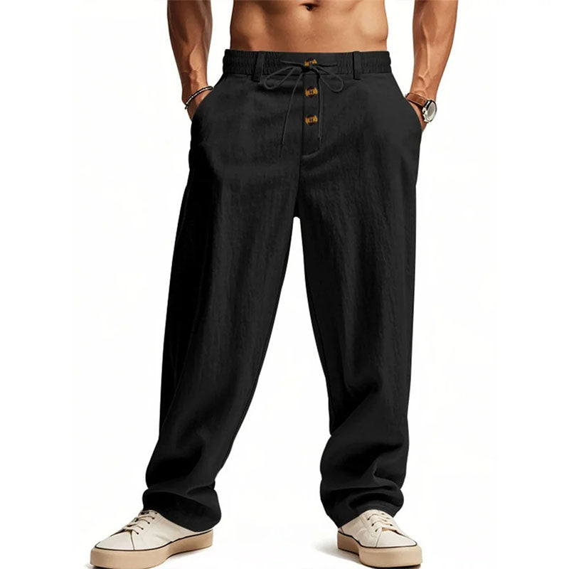 Frank Hardy Relaxed Straight-Leg Pants