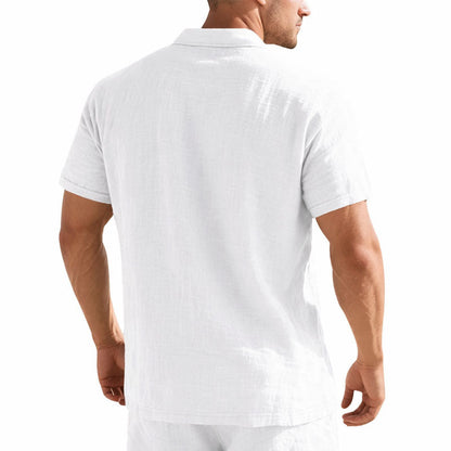 Frank Hardy Short Sleeve Henley Shirt