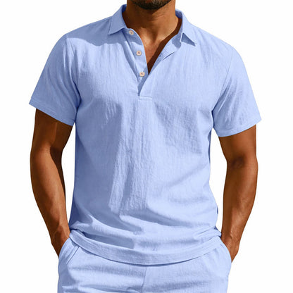 Frank Hardy Short Sleeve Henley Shirt