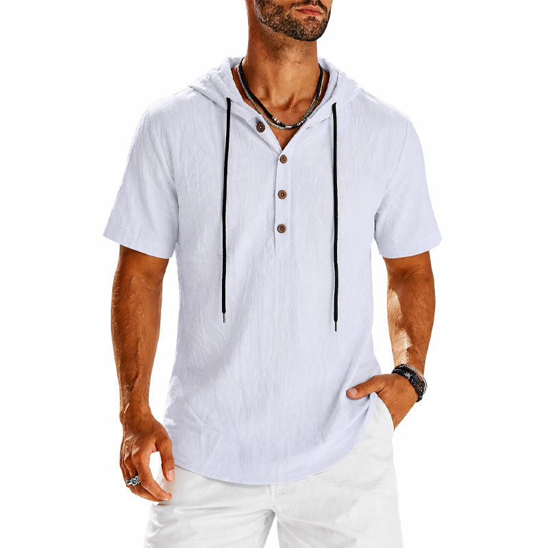 Frank Hardy Short Sleeve Hooded Shirt