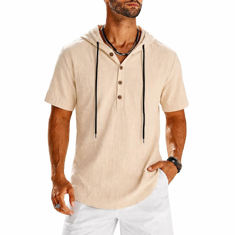 Frank Hardy Short Sleeve Hooded Shirt