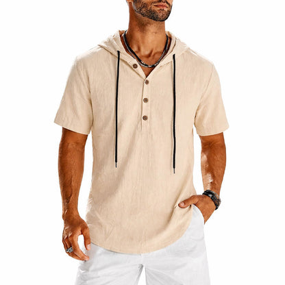 Frank Hardy Short Sleeve Hooded Shirt