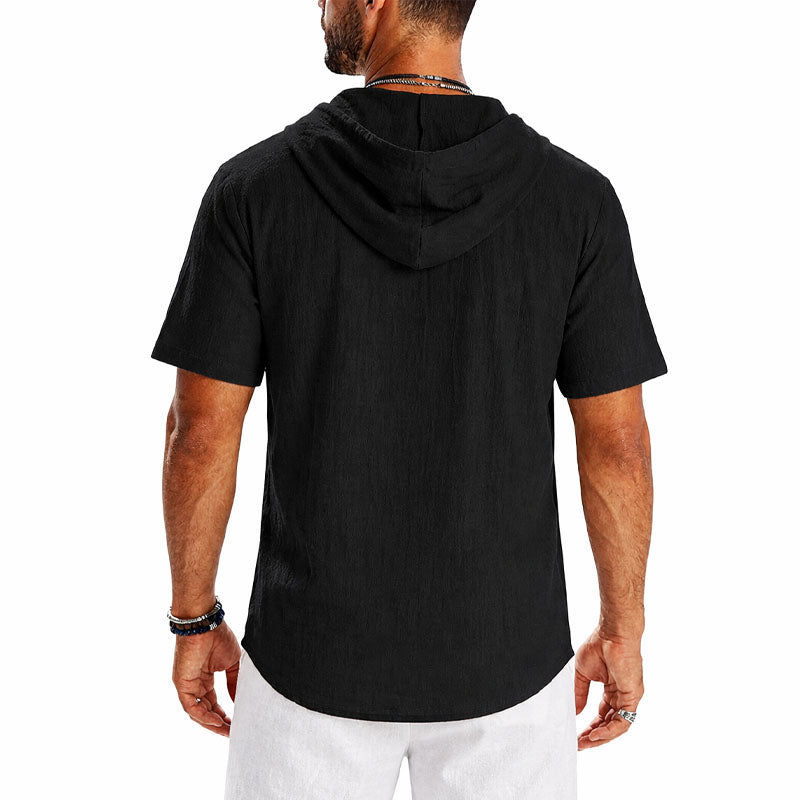 Frank Hardy Short Sleeve Hooded Shirt