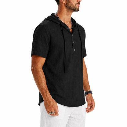 Frank Hardy Short Sleeve Hooded Shirt
