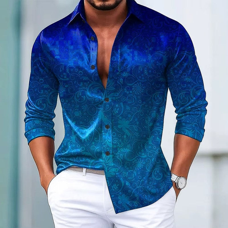 Frank Hardy Textured Gradient Dress Shirt