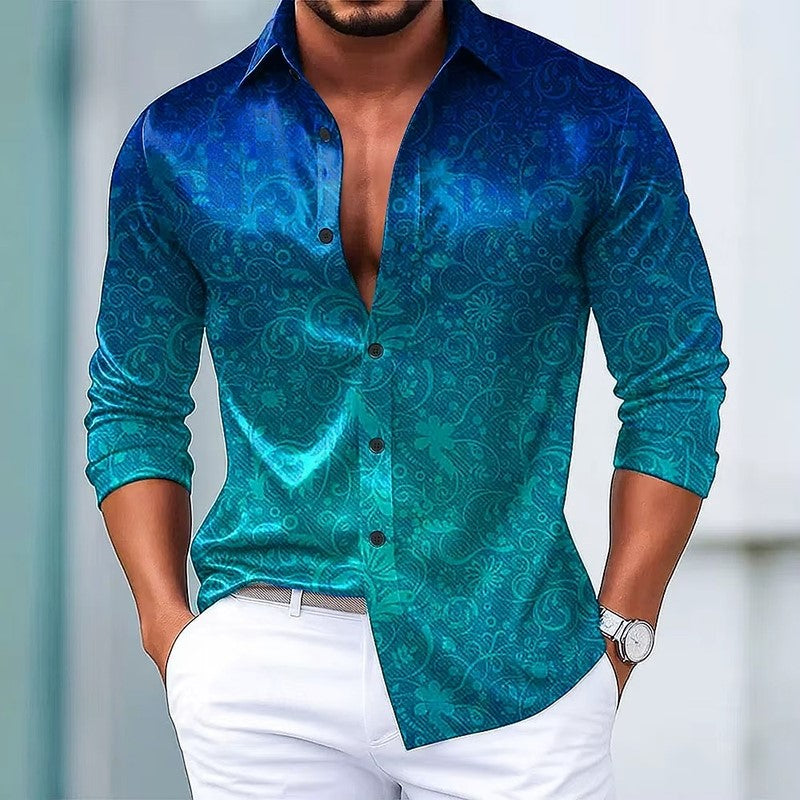 Frank Hardy Textured Gradient Dress Shirt