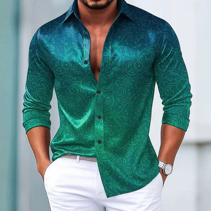 Frank Hardy Textured Gradient Dress Shirt