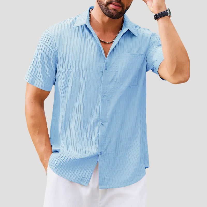 Frank Hardy Textured Short Sleeve Shirt