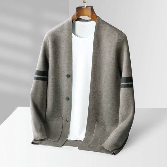 Henri L'Éclatant Lexington Woolen Cardigan