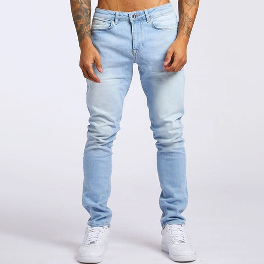 Louis Martin Slim Fit High-Waisted Jeans