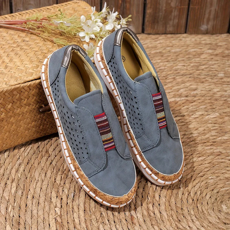 Malin Tassou Perforated Slip-On Sneakers