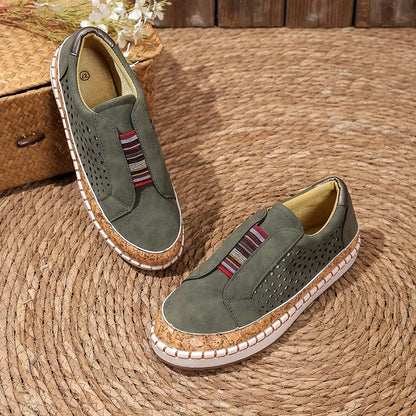 Malin Tassou Perforated Slip-On Sneakers