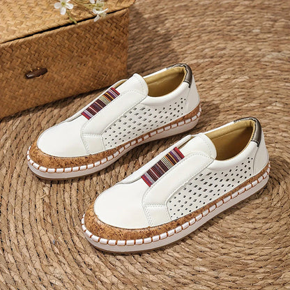 Malin Tassou Perforated Slip-On Sneakers