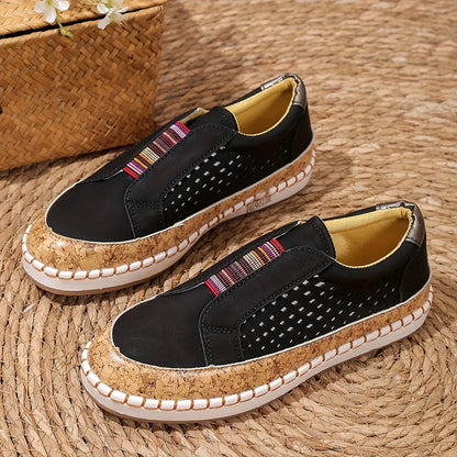 Malin Tassou Perforated Slip-On Sneakers