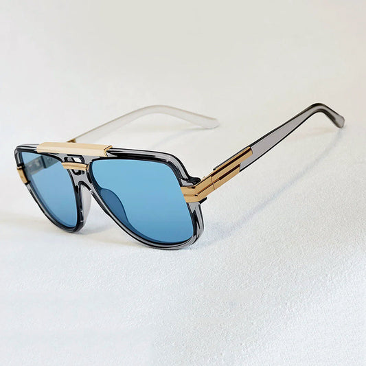 Orvion Oversized Square Sunglasses with Double Bridge