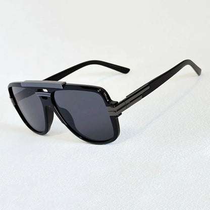 Orvion Oversized Square Sunglasses with Double Bridge