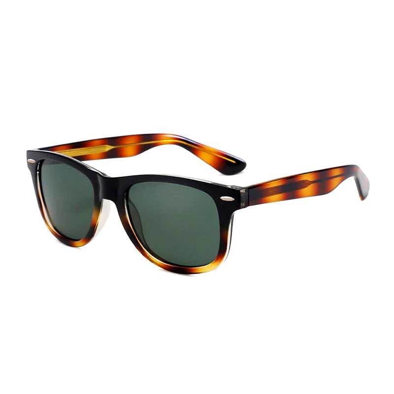 Square Polarized Sunglasses with Classic Frame