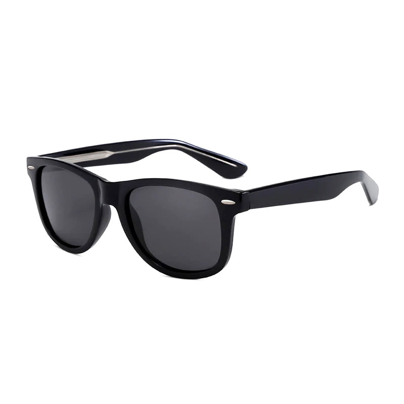 Square Polarized Sunglasses with Classic Frame
