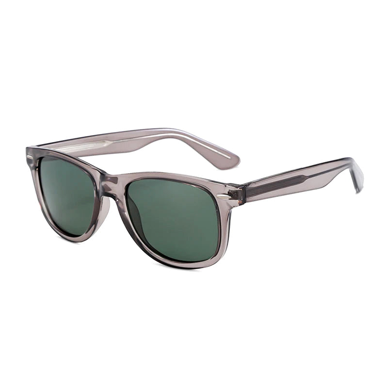 Square Polarized Sunglasses with Classic Frame