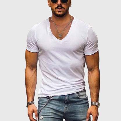 Tyler - Men's V-Neck Fitted Short Sleeve T-Shirt