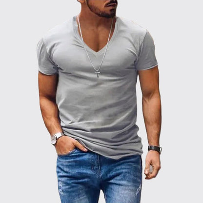 Tyler - Men's V-Neck Fitted Short Sleeve T-Shirt