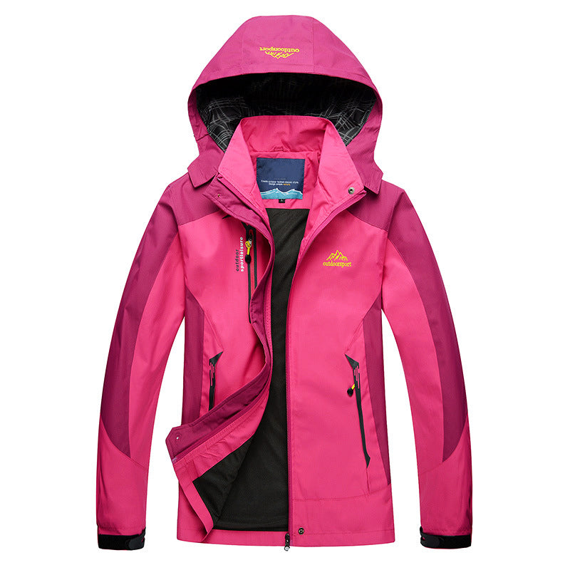 Waterproof Trail Jacket for Women with Removable Hood